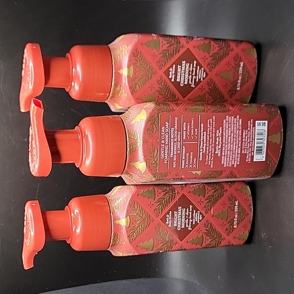 3pc White Barn BRIGHT CHRISTMAS MORNING Gentle Foaming Hand Soap - Picture 4 of 4